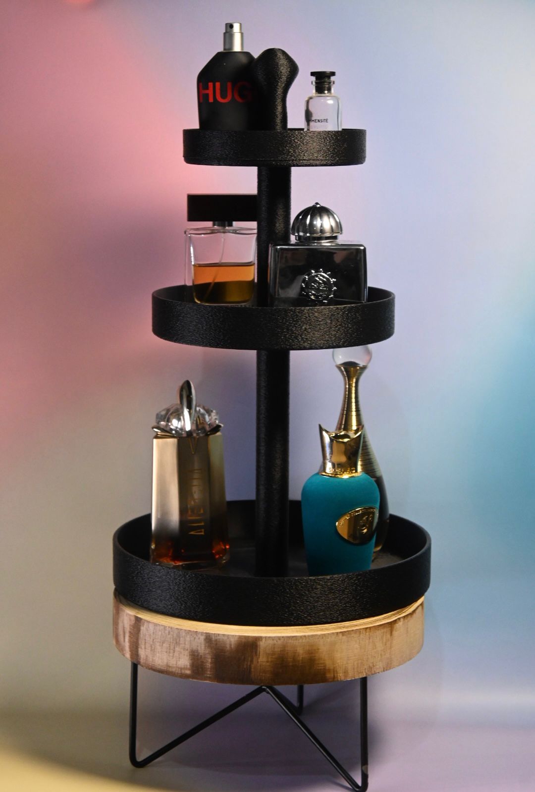 3 Piece Perfume Bottle Tower — Showcase Your Collection